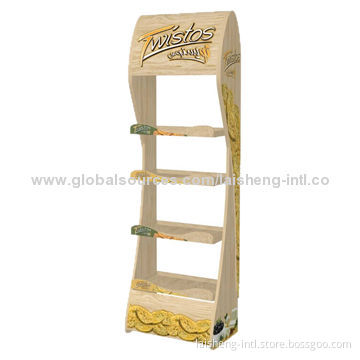 Wooden cookie display rack
